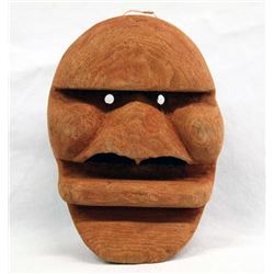 1996 Iroquois Carved Miniature Mask by T. Pushrah