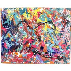 Original Acrylic Abstract Art by Kills Thunder