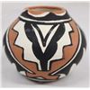 Image 1 : Isleta Pueblo Polychrome Miniature Jar by M Tafoya