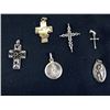 Image 2 : Collection of Sterling Silver Devotional Jewelry