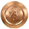 Image 1 : Solid Copper Owl Plate