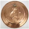 Image 3 : Solid Copper Owl Plate