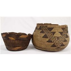 Pr Antique Tlingit Baskets