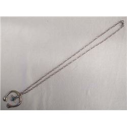 Navajo Old Pawn Sterling Naja Necklace