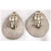Image 2 : Navajo Sterling Silver Onyx Clip-On Earrings