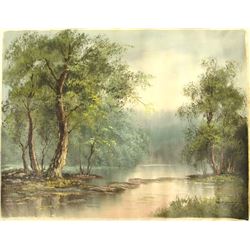 Original Oil on Rolled Canvas