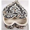Image 3 : Acoma Lidded Heart Shaped Box by Sharon Lewis