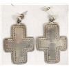 Image 1 : Sterling Silver Cross Earrings