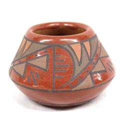 Santa Clara Polychrome Miniature Jar by M. Vigil