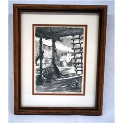 Signed and Numbered Print Mesa Weaver by T. Wade