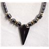 Image 2 : Hematite Beaded Arrowhead Necklace