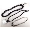 Image 1 : Three Vinttage Hard Moulded Plastic  Necklaces
