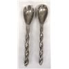 Image 1 : Vintage 2 Piece Pewter Serving Set
