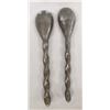 Image 2 : Vintage 2 Piece Pewter Serving Set