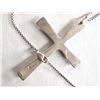Image 3 : Zuni Sterling Cross Pendant Necklace by C. Iule