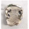 Image 2 : Navajo Silver Kingman Turquoise Ring, Size 5.5