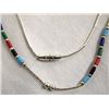 Image 3 : Zuni Sterling Turquoise Ring & Earrings, Necklace