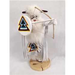 Navajo Buffalo Warrior Kachina by Nelson
