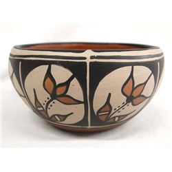Santo Domingo Polychrome Bowl by Alvina L. Garcia