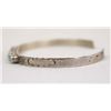 Image 2 : Zuni Sterling Silver Petit Point Child's Bracelet