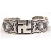 Image 1 : 1940's Navajo Old Sterling Rolling Log Bracelet