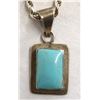 Image 2 : Mexican Sterling Silver Turquoise Necklace