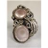 Image 1 : Navajo Silver Pink Mother of Pearl Ring, Size 8