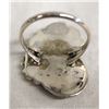 Image 2 : Navajo Silver Pink Mother of Pearl Ring, Size 8