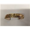 Image 1 : Native American Traditional Navajo 1/20 12Kt Gold Filled on Silver Cuff Bracelet