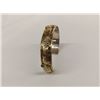 Image 4 : Native American Traditional Navajo 1/20 12Kt Gold Filled on Silver Cuff Bracelet
