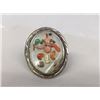 Image 1 : Vintage Zuni Sterling Silver Stone Overlay Ring, Size 7.5