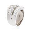 Image 3 : 18KT White Gold 2.37 ctw Diamond Ring