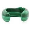 Image 3 : Malachite and 2.71 ctw Diamond Cuff Bracelet