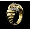 Image 3 : 18KT Two-Tone Gold 0.43 ctw Diamond Ring