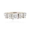 Image 1 : 18KT White Gold 1.10 ctw Diamond Ring