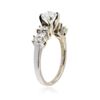 Image 3 : 18KT White Gold 1.10 ctw Diamond Ring