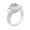 Image 3 : 10KT White Gold 2.81 ctw Diamond Ring