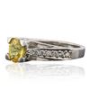 Image 2 : 14KT White Gold 4.95 ctw Sapphire and Diamond Ring