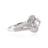 Image 2 : 14KT White Gold 1.16 ctw Diamond Ring