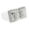 Image 2 : 14KT White Gold 2.77 ctw Diamond Ring