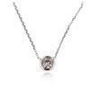 Image 2 : 14KT White Gold 0.26 ctw Diamond Necklace