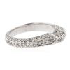 Image 2 : 18KT White Gold 0.39 ctw Diamond Ring