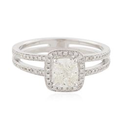 14KT White Gold 1.12 ctw Diamond Ring