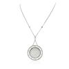 Image 2 : 18KT White Gold 1.22 ctw Diamond Necklace
