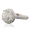 Image 2 : 14KT White Gold 5.02 ctw EGL Certified Brilliant Cut Diamond Ring