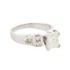 Image 2 : 14KT White Gold 1.87 ctw Diamond Ring