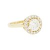 Image 2 : 14KT Yellow Gold EGL Certified 2.00 ctw Round Brilliant Cut Diamond Ring