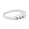 Image 2 : 14KT White Gold 0.50 ctw Diamond Ring