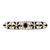 Image 1 : 14KT Yellow Gold 8.39 ctw Sapphire and Diamond Tie Pin