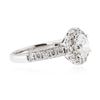 Image 2 : 14KT White Gold 1.62 ctw Diamond Ring